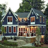 Wood Deck and Stone Patio