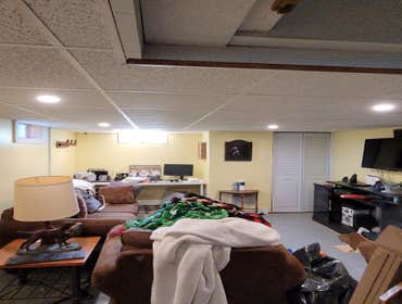 Drop Ceiling and New Lighting Installation Installation of drop ceiling and new lighting.