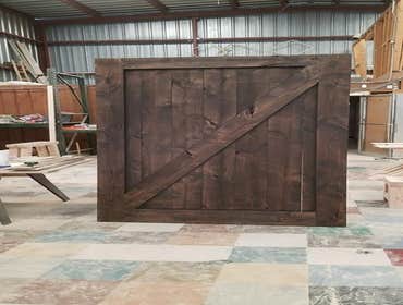Our Work We take pride in our pieces, whether they are a barn door made of knotty alder wood, or a custom closet that will increase the value of your h