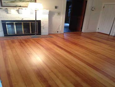 new hardwood floor install