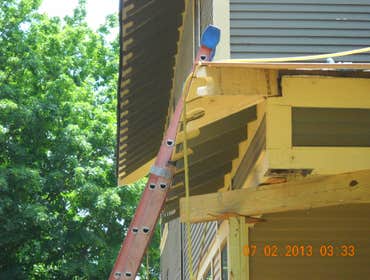 Rebuild front porch