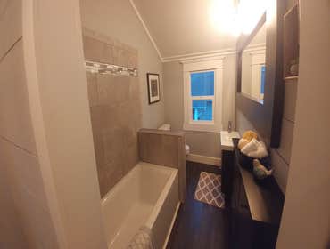 Compact Bathroom Remodel, After - #1
