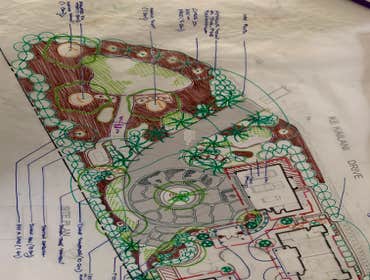 Custom Luxury Home Landscape Design Conceptual