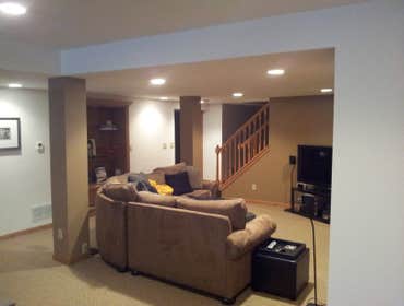 Basement & Rec Room Remodeling from Tek Building & Remodeling, Inc. Basement finishing and recreation room remodeling for Southeastern Wisconsin client