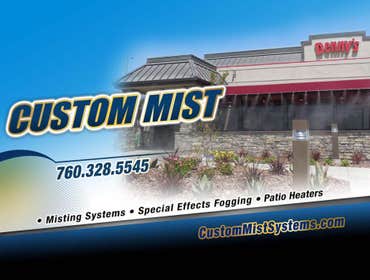 Recent Misting Installations. As the name suggests Custom Mist Inc. provides clients with customized designs and factory trained technicians who can