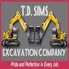 T. D. Sims Excavation Company logo
