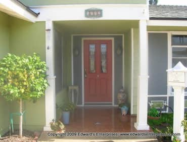 Residential Remodel Exterior: Stucco repair, Fascia repair, Dryrot repair, New front door installed, New sliding door installed, 1 new retrofit window 