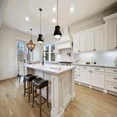Custom Home in Oak Forest Area Houston This New Construction Home by Wood Custom Homes is located in sought after Oak Forest! 1302 Martin features a de
