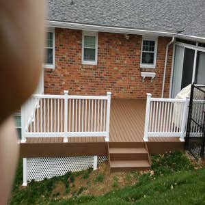 Composit Decking, hidden joist
