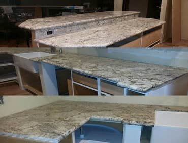 Photo(s) from Glastone Marble and Granite Marble, granite, quartz, any natural stone or man made. Counter tops for any surface, kitchens, showers, bar
