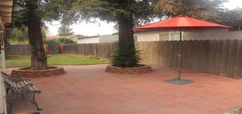 Paver stones around trees