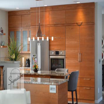 Horizontal Grain Cherry Cabine