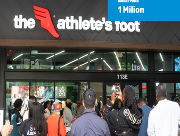 Athletes Foot Full Build out of a 12,000 SQFT office and retail sneaker store