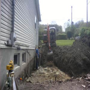 Demo,, tree removal ,,earth work Daleville park and ride ... a Tobyhanna Army Depot project