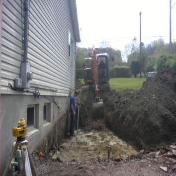 Demo,, tree removal ,,earth work Daleville park and ride ... a Tobyhanna Army Depot project