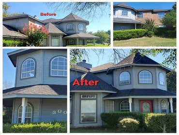 Exterior paint job