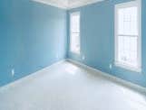 Ice Blue Paint / White Millwork Paint