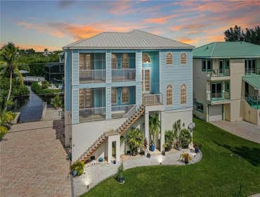 Custom Waterfront Residence. Punta Gorda ICF (Insulated Concrete Form) custom residence.