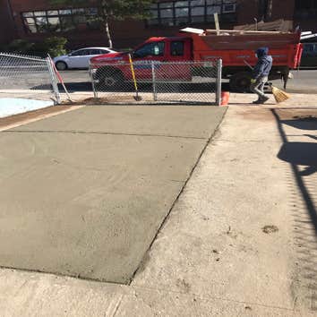 Concrete Front Parking