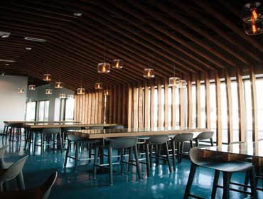Beer Belly Long Beach Craft beer gastropub, winner of the AIA restaurant design awards jury prize