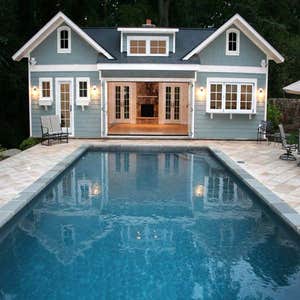 Pool House and Deck