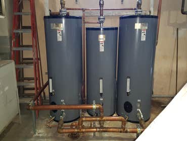 Heating boiler replacement at DPS on North Lamar