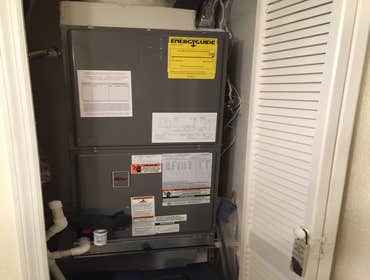 Air Handler install in closet