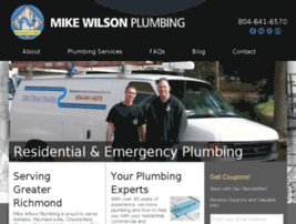 Mike Wilson Plumbing Mike Wilson Plumbing is one of the leading Plumbing Contractor in Midlothian, Chesterfield, Chester, Moseley and surrounding areas