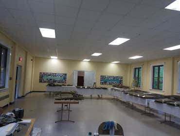 Grand Church Hall before and after