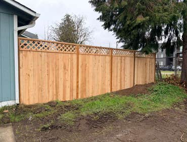 Wood Fence Installation