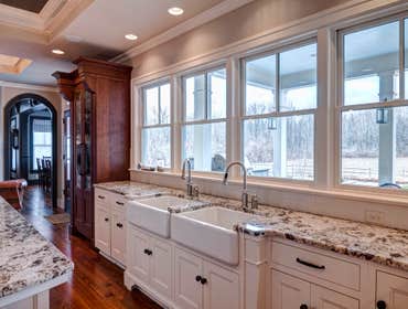 Kitchen Double Sinks