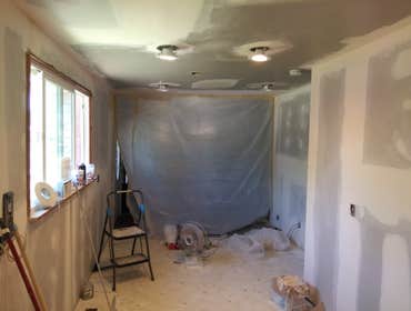 Micheals house west valley Drywall kitchen remodel cabinets and floor