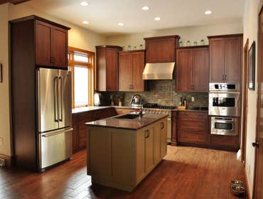 Photo(s) from Sycamore Builders Llc Here are picture of a 2600 SF one story custom home. The home consists of 500 SF master suite, guest bedrooms, cust