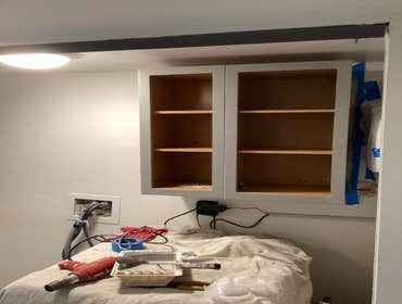 Installed New Kitchen Cabinets , Laundry and cabinet #8