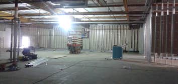 Cerritos, CA OFF BROADWAY SHOES T.I Project, Metal Framing, Drywall, Installed Doors, FRP....