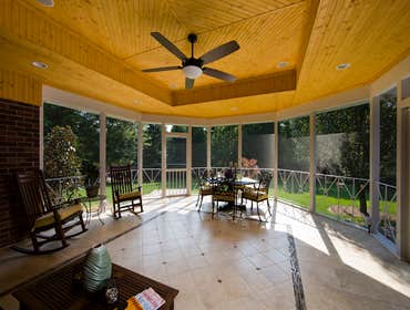 Project photos from Schultz Custom Homes & Remodeling, llc Custom screen room
Master craftsmen trim work
Custom home
Custom tile master bathroom
Outdoo