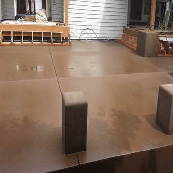 ACID WASH; CONCRETE PATIO CONCRETE PATIO ACID WASH