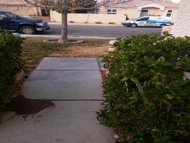 Before Water Line Replacement