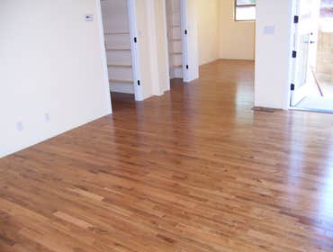 Hardwood Install 3/4" Solid Oak Plank. Full house install.
