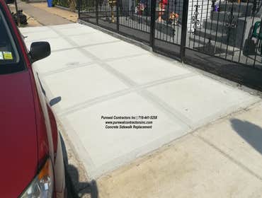 Jamaica Queen's Sidewalk Replacement This gorgeous two-story home is located in prime Queens NY and features new installed concrete sidewalk With a Ol