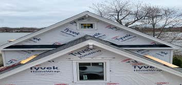 Photos by United Tradesman LLC #1 Lake house build, frame to finish.