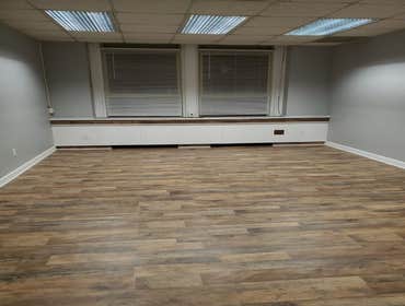 Photos by Exclusive Painters Group Inc #1 Wallpaper was removed, wall were repaired and completely painted, floors were installed, and heater bench was