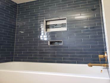 Bath/shower install and tiling