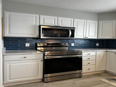 Tile backsplash