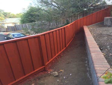 Fences This project completed in nice and warm summer time 2016. The metal is durable outdoor enviorment and perfect fit the style of concrete platfor