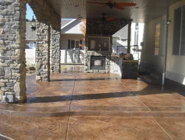 Stamped Patio
