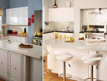 kitchen - before & after