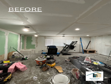 Garage Conversion at Walnut Creek (before and after)