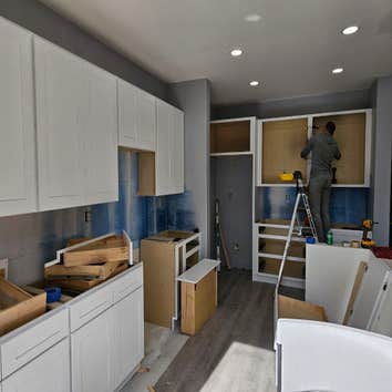 Fine Design Remodeling resume painting, frame, tile, cabinet install, shower, more.