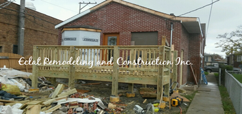 Kitchen addition Extended home by adding more sq. ft. to the rear part of the home and adding a new remodeled kitchen and rear deck.